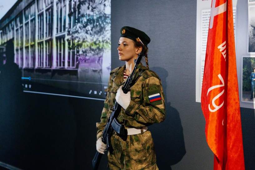 В лицее № 185 открылось историческое пространство – музей «Звезда памяти»